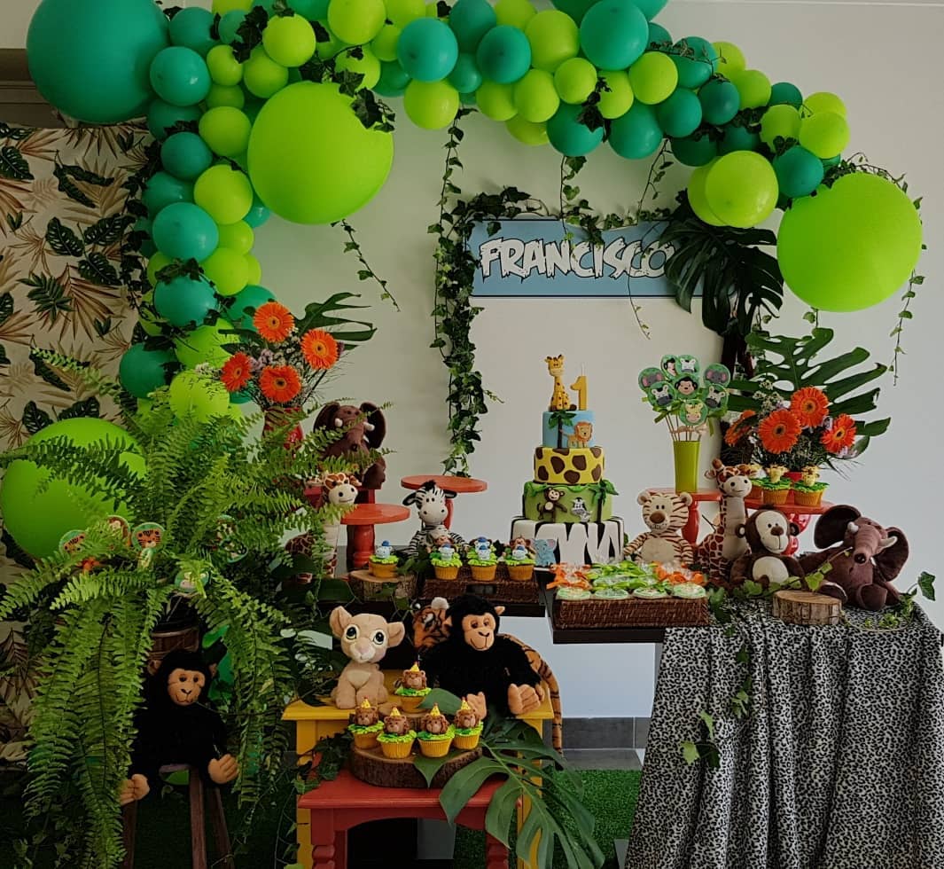kit festa safari pronto ou DIY qual escolher