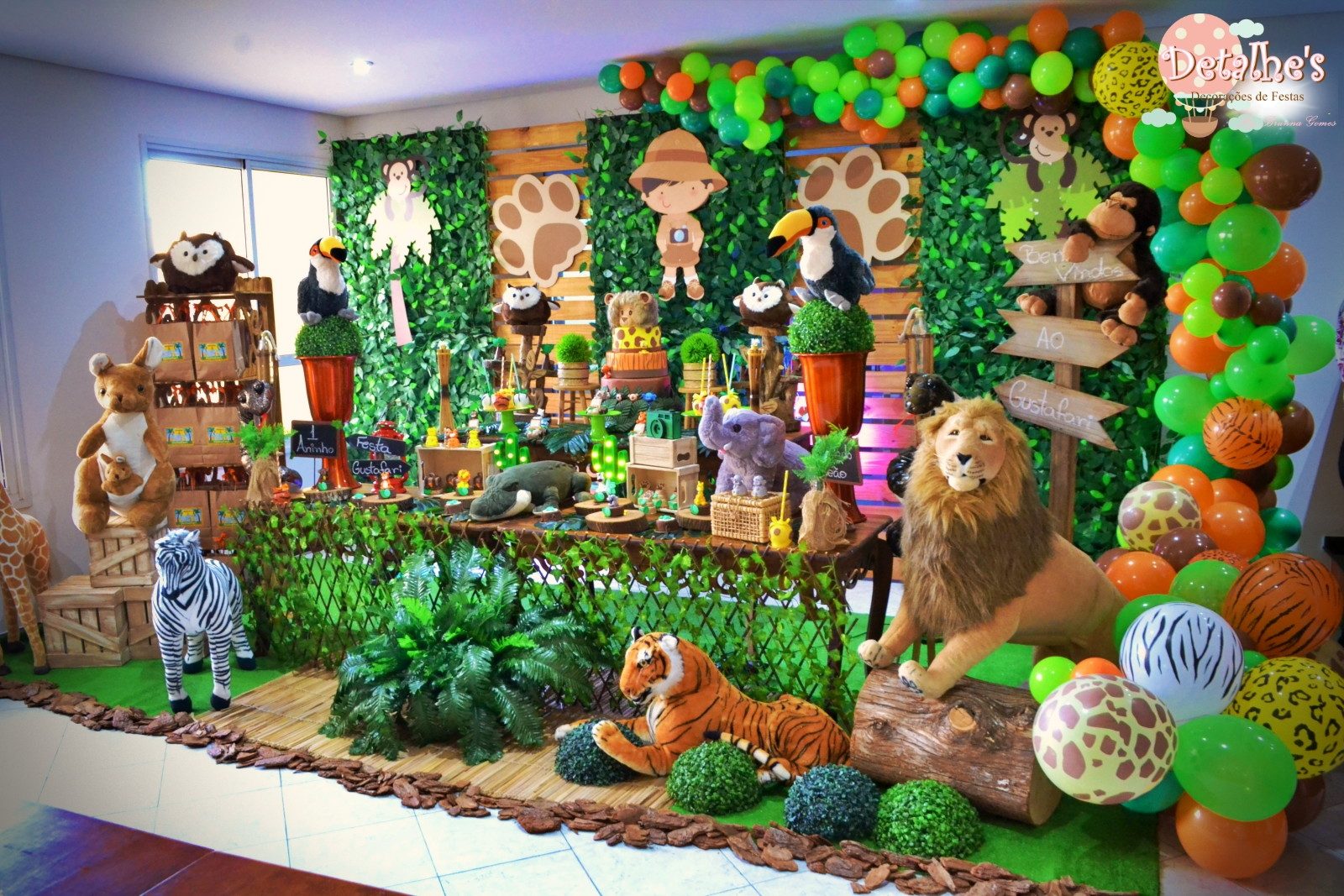 como economizar na festa safari infantil