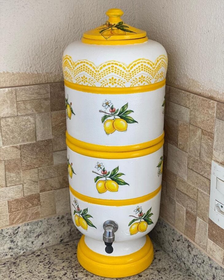 preço médio filtro de barro decorado artesanal