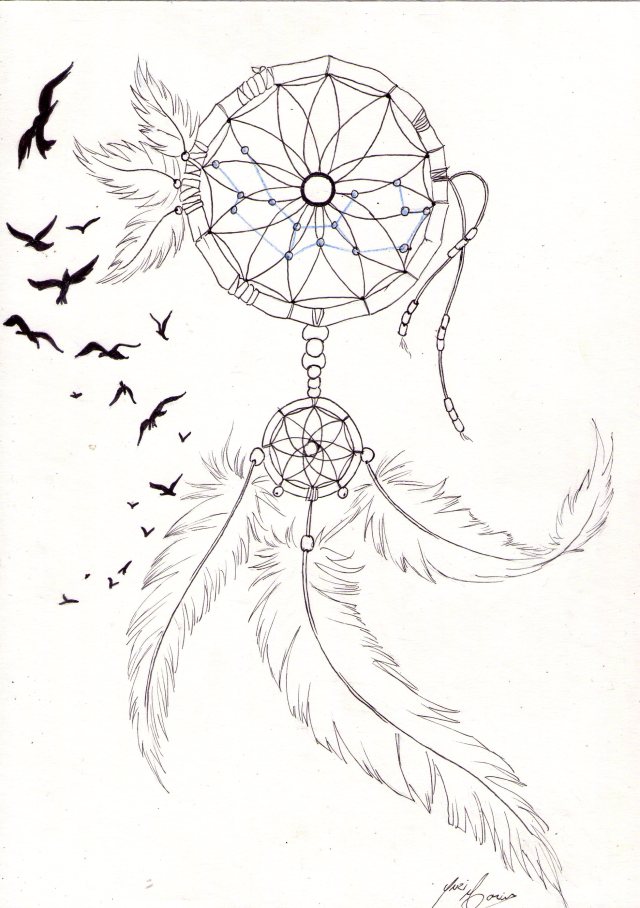 ideias de desenho filtro dos sonhos coruja para iniciantes