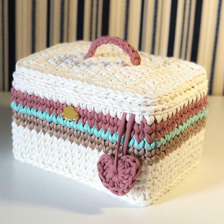 receita de porta-copos de crochê fio de malha