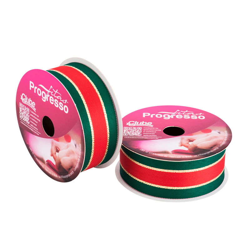 Inspirações de Decoração de Natal com Fitas de Cetim e Gorgurão