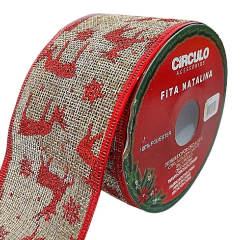 Inspirações de Decoração de Natal com Fitas de Cetim e Gorgurão