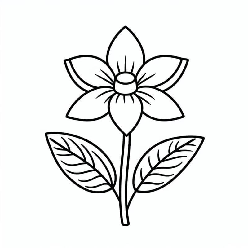 flor de papel grande para imprimir