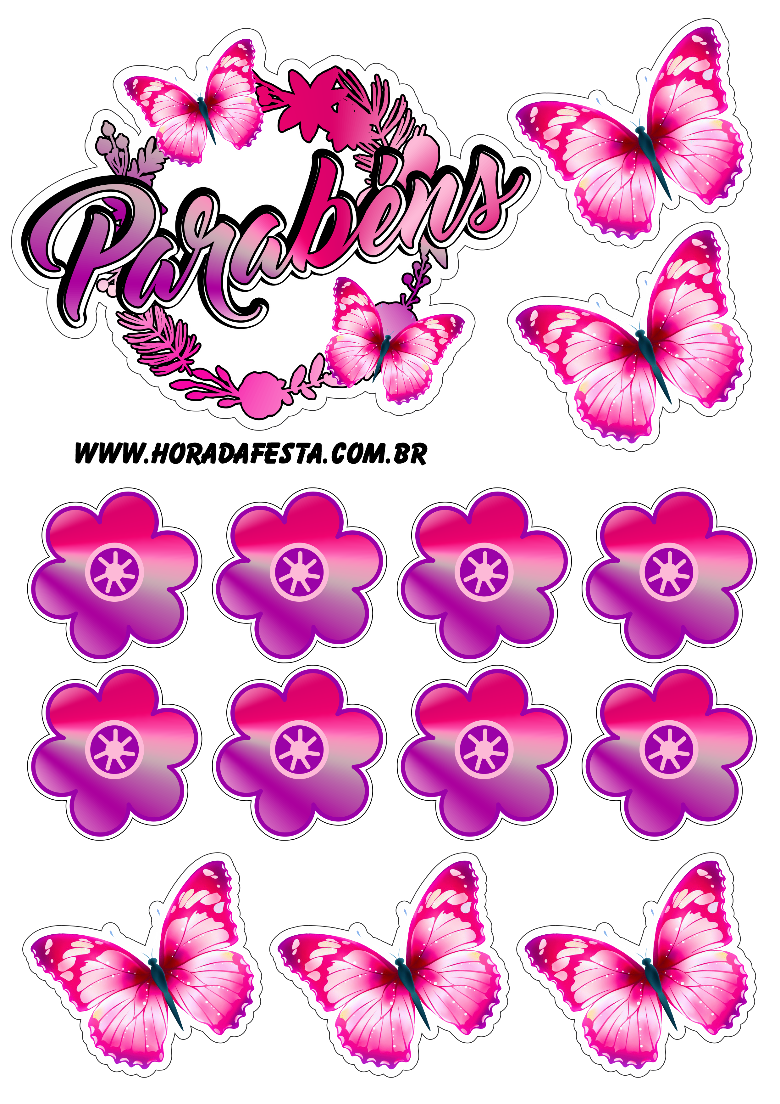moldes de flores para imprimir e recortar