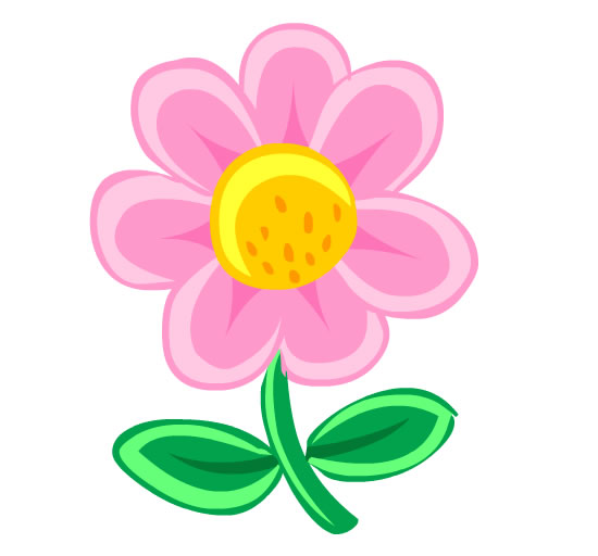 desenhos de flores coloridas para recortar