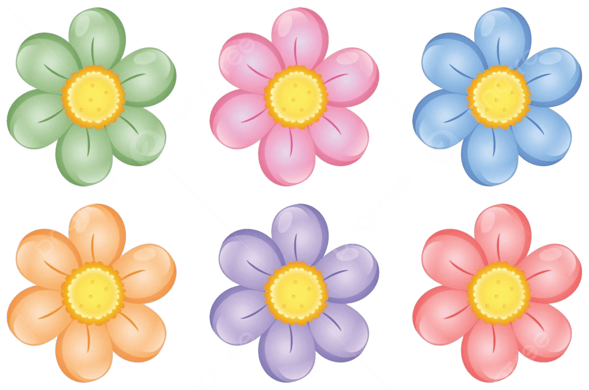 flores de papel para recortar