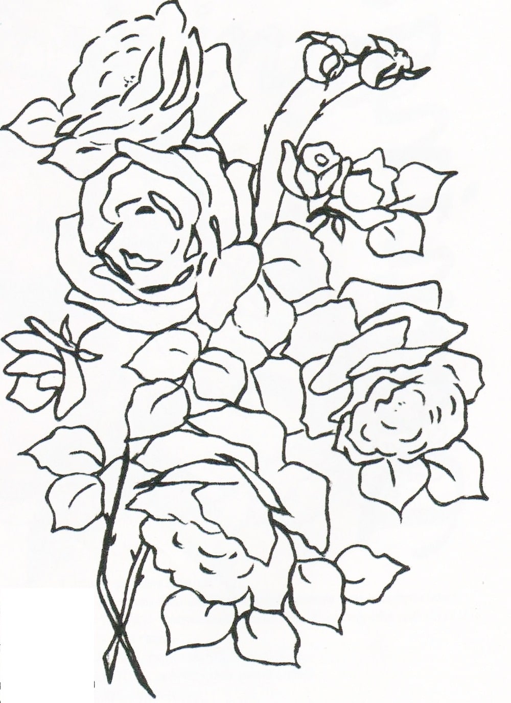 riscos de flores para pintura em tecido grátis para imprimir
