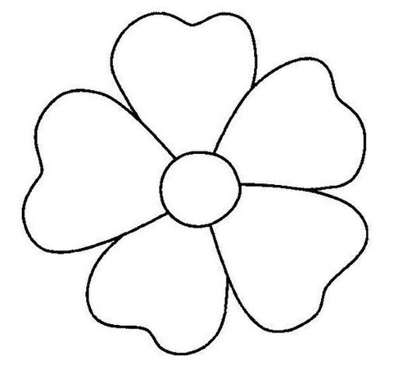 flores de papel para recortar