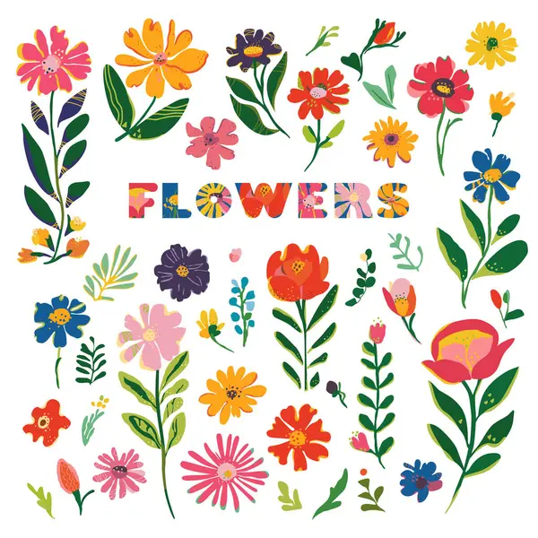 moldes de flores simples para crianças
