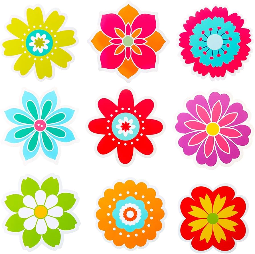flores para atividades escolares