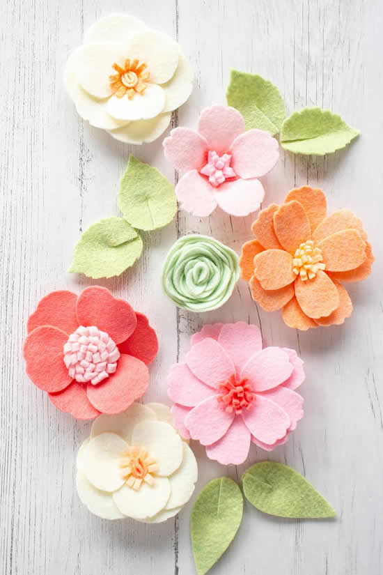 ideias criativas flores de tecido para decorar