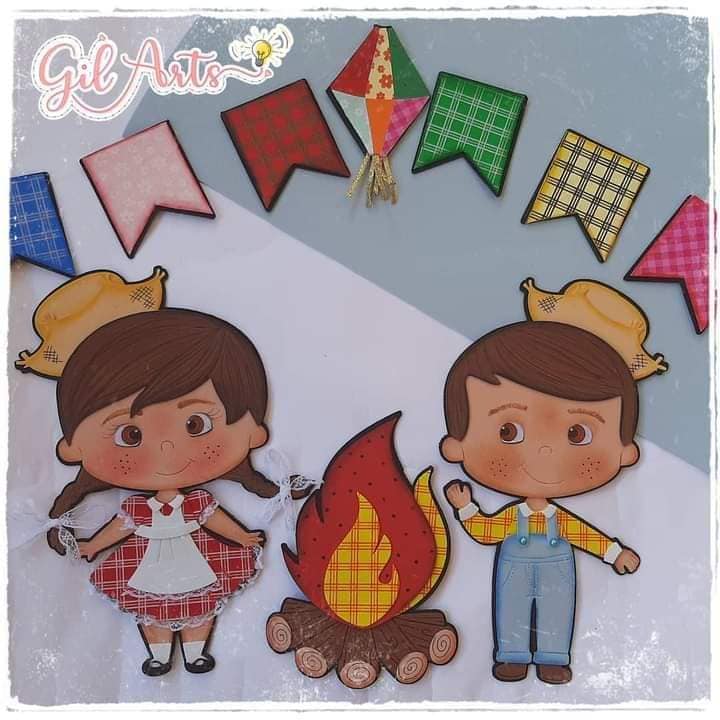 decoração de festa junina com eva
