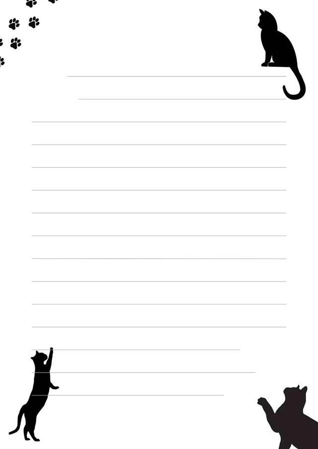 papel de carta infantil para imprimir