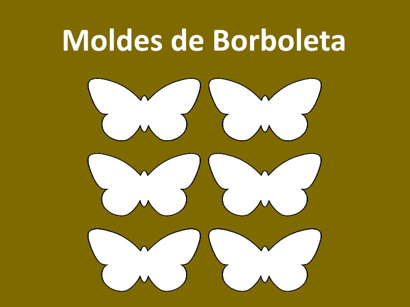 molde borboleta EVA ou feltro qual melhor