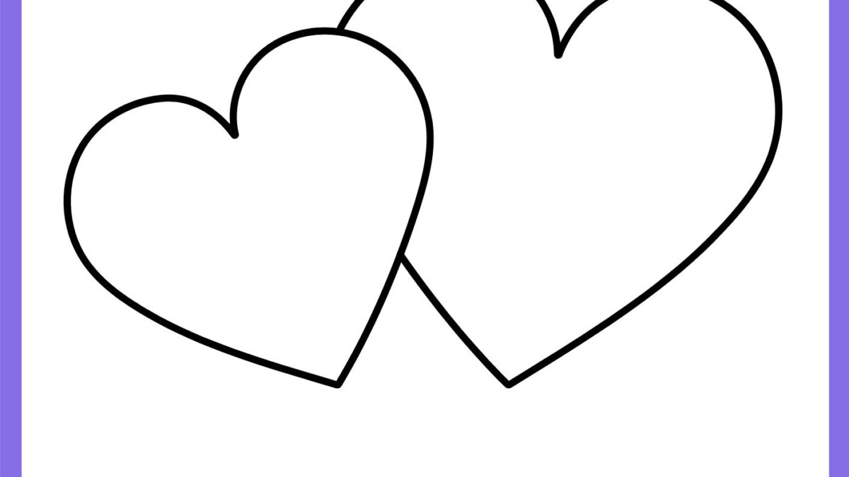 coração em aquarela para imprimir