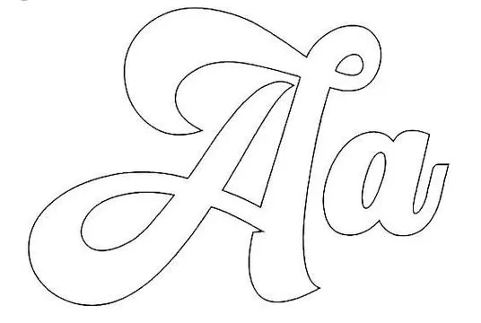 letras de forma para imprimir