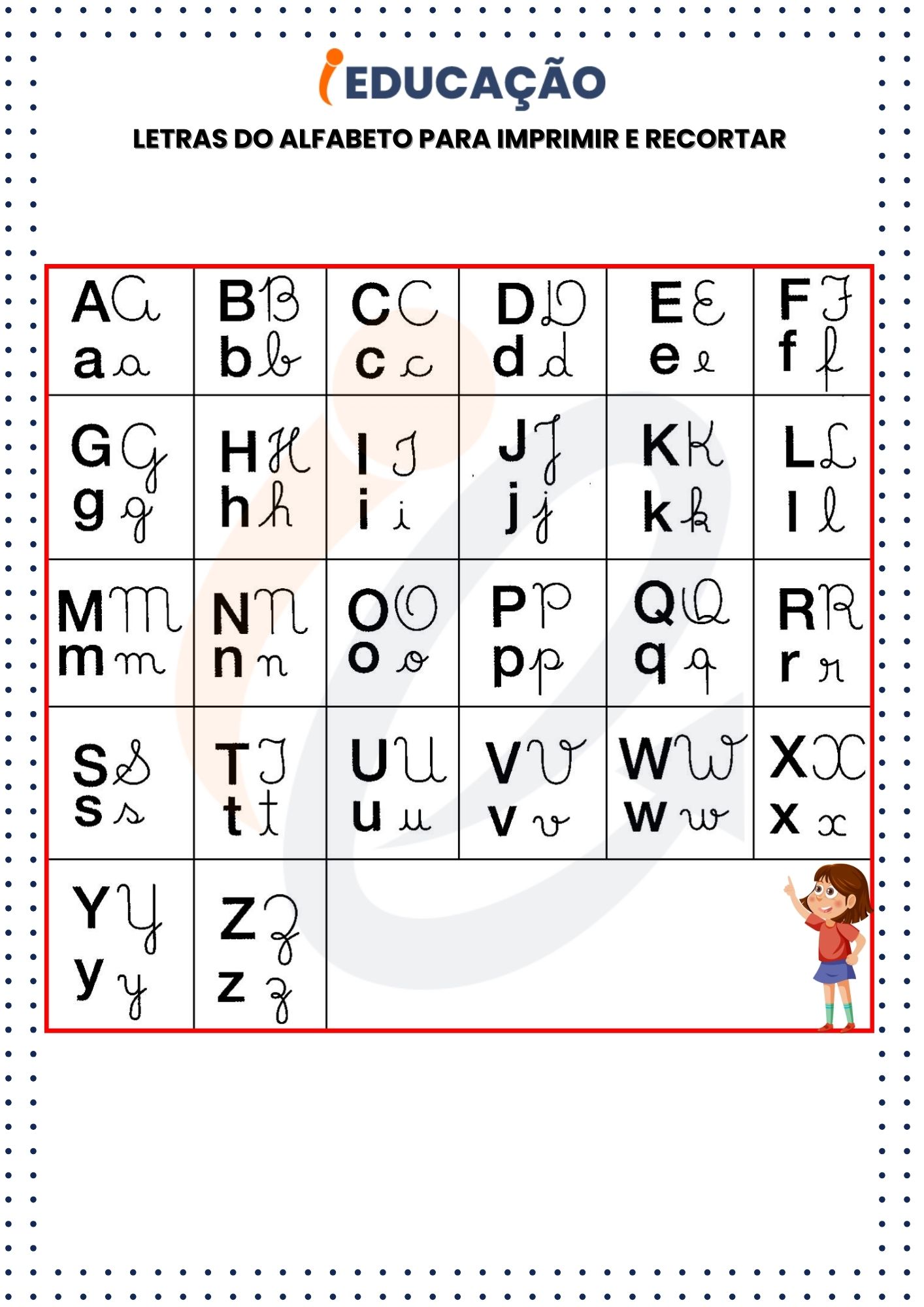 alfabeto completo para imprimir pdf