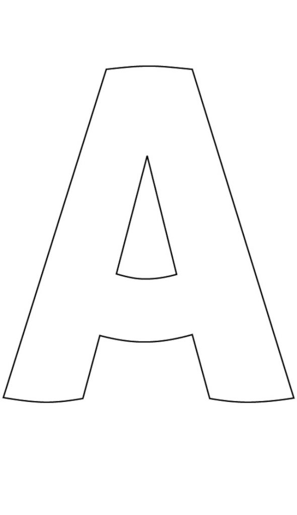 letras de forma para imprimir