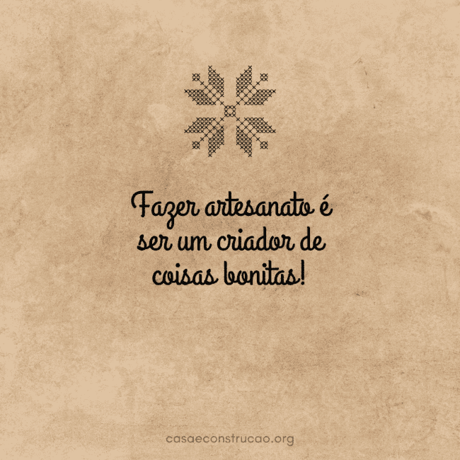artesanato feito à mão vs produção industrial frases