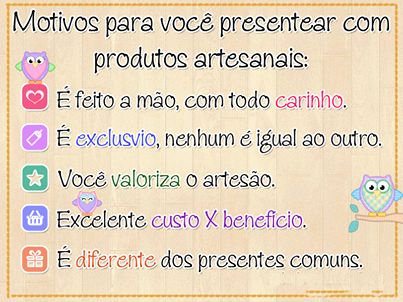 frase sobre artesanato