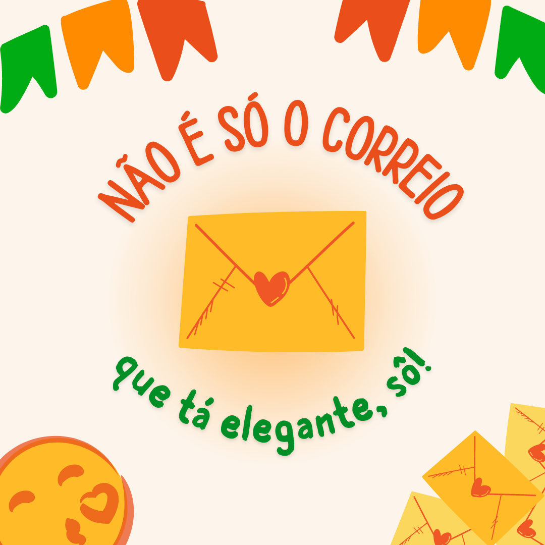 frases correio elegante junino