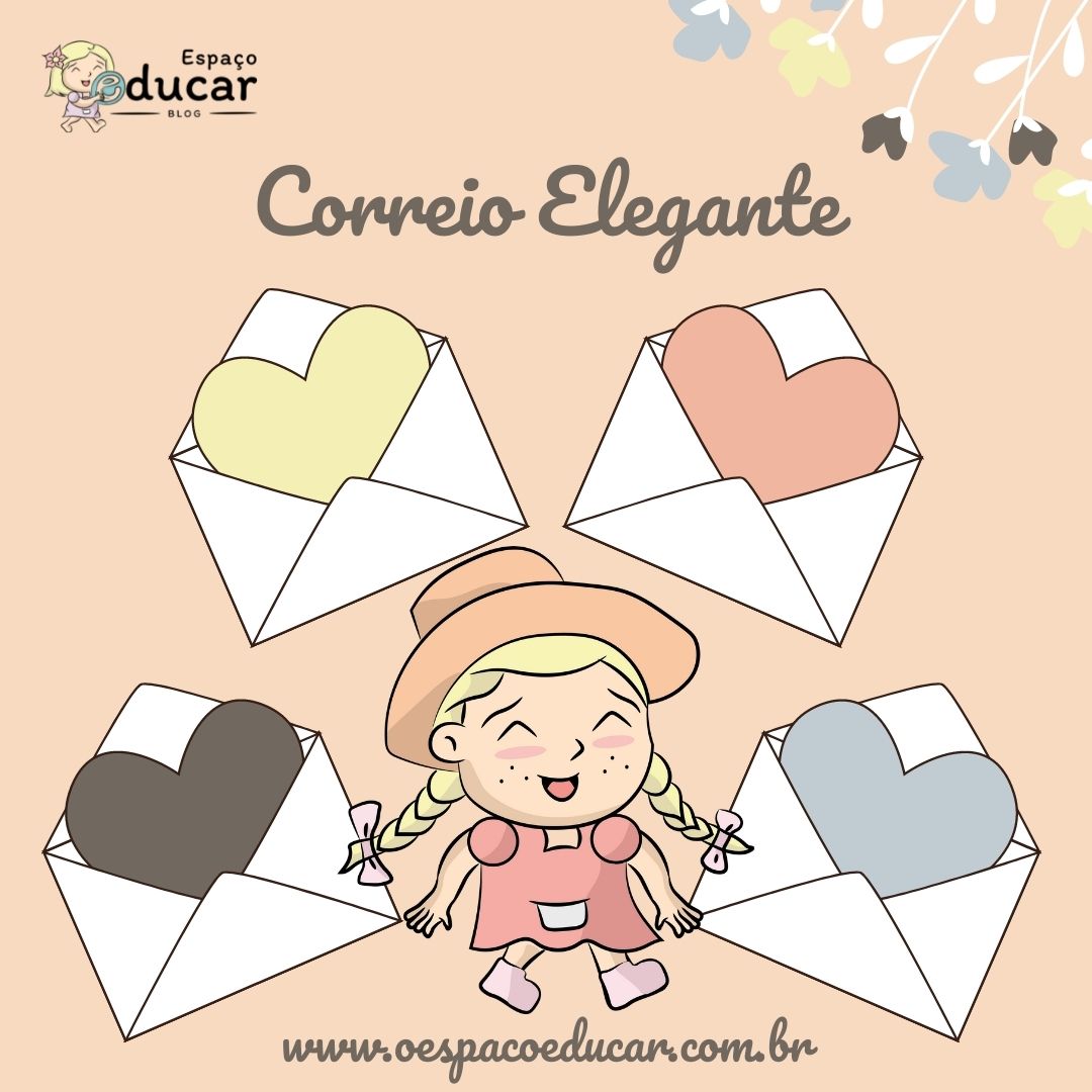 correio elegante engraçado para imprimir