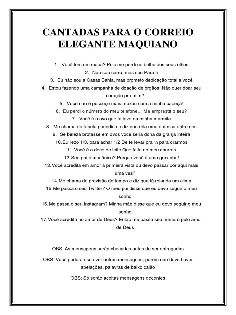 correio elegante para festa junina engraçado