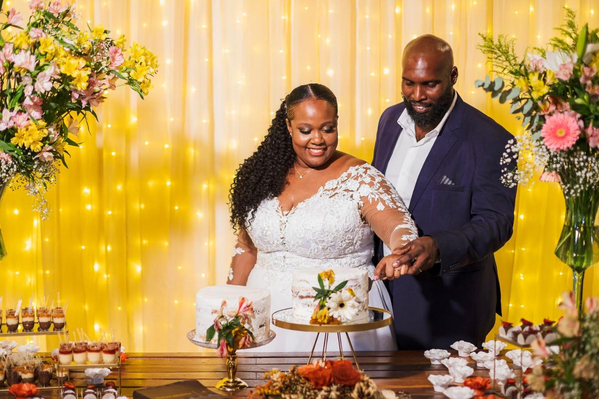 fundo de casamento dourado