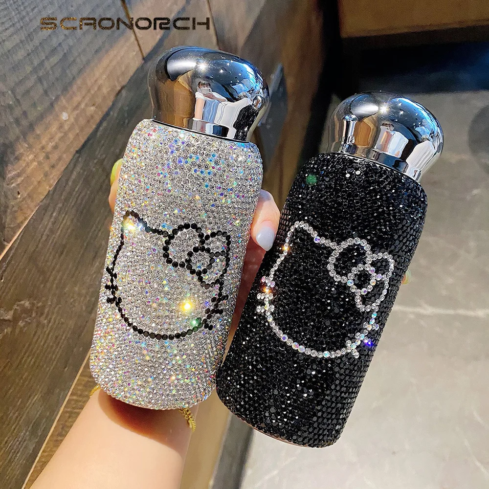 garrafa com agua e glitter