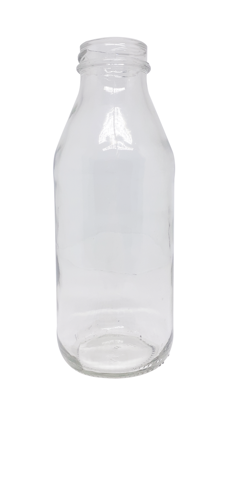 garrafa de vidro de leite