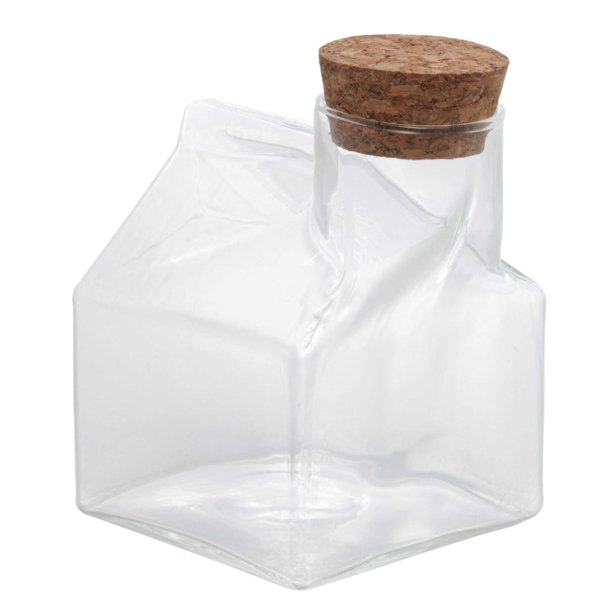 garrafa de vidro de leite