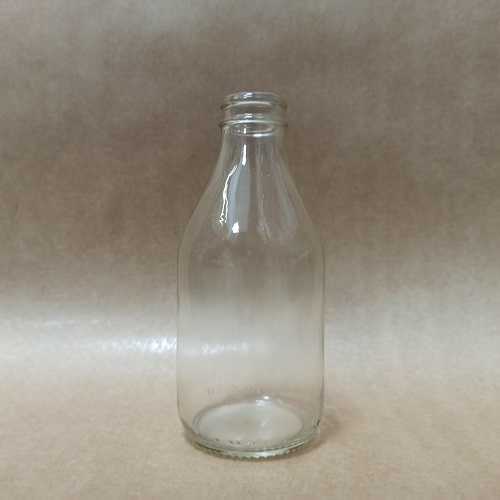 garrafa de vidro de leite