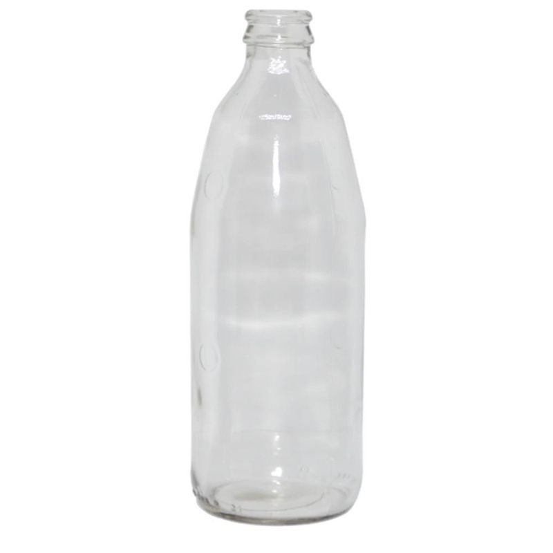 garrafa de vidro de leite