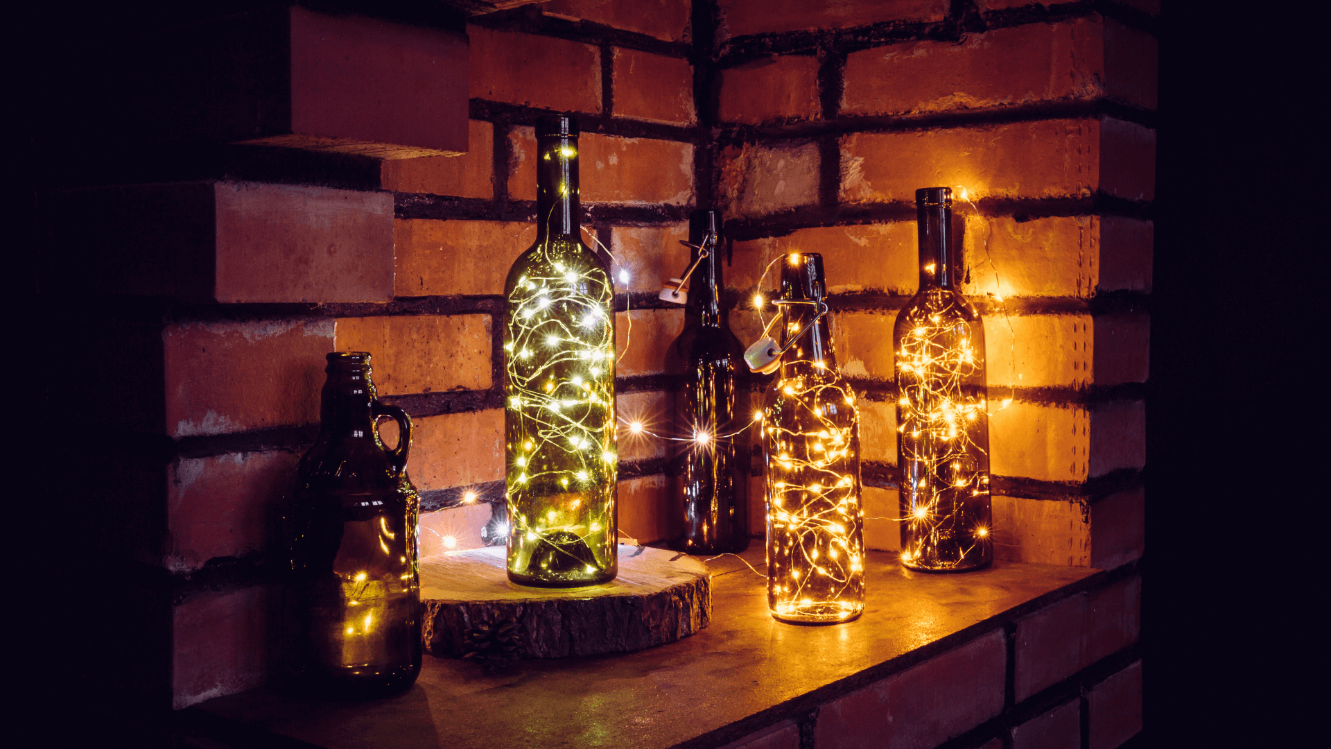 garrafas com luzes baratas onde comprar