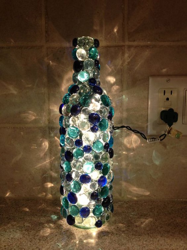 garrafa decorada bexiga vs pintura qual a melhor opção