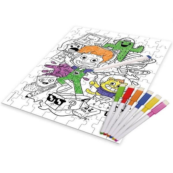 gato galactico para colorir