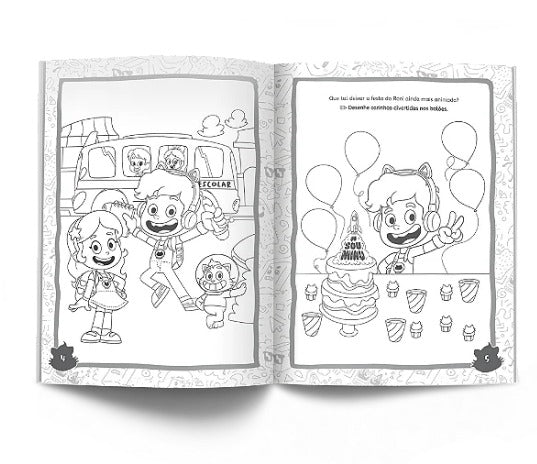 livro de colorir gato galactico vs desenhos online