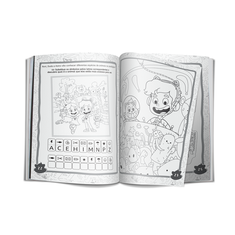 melhores desenhos gato galactico para colorir