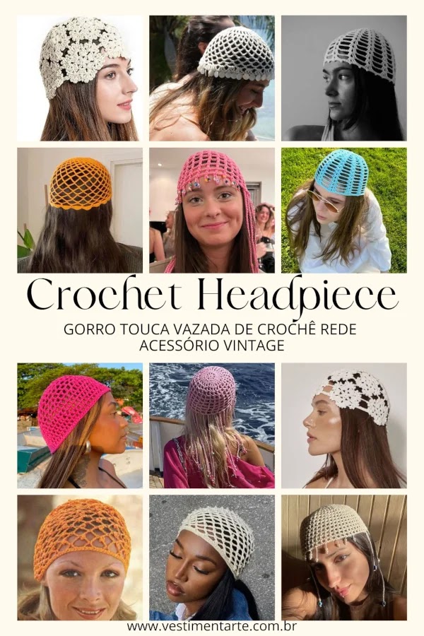 Gráfico de chapéu de crochê infantil
