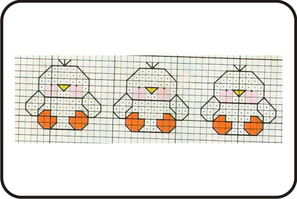 ponto cruz tema animais da fazenda manta bebê