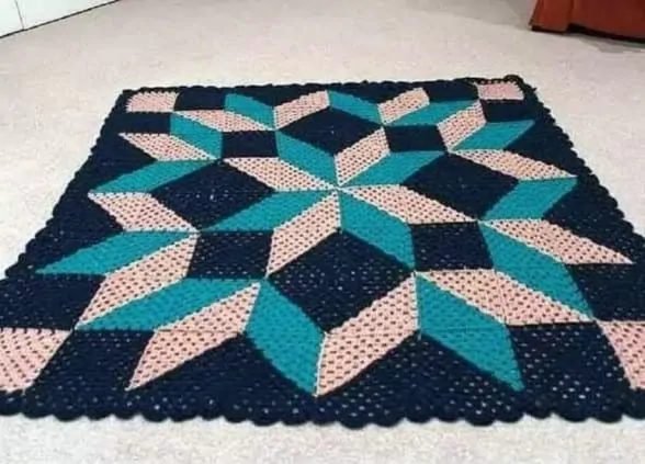 Tapetes de Crochê Redondos e Mandalas: Inspirações e Padrões Modernos