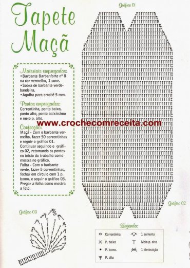 tapete de porta de crochê personalizado