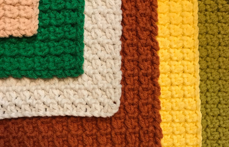 gráfico tapete de crochê para cozinha retangular