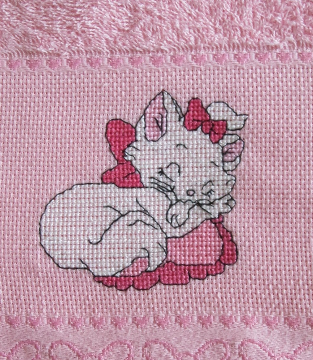 ponto cruz infantil feminino para fralda