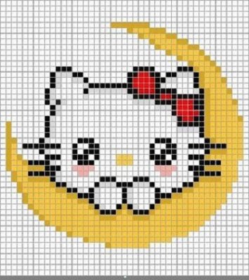 grafico ponto cruz infantil tematico