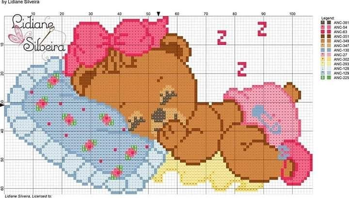 alfabeto ponto cruz infantil