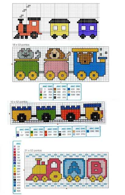 grafico ponto cruz patrulha canina infantil