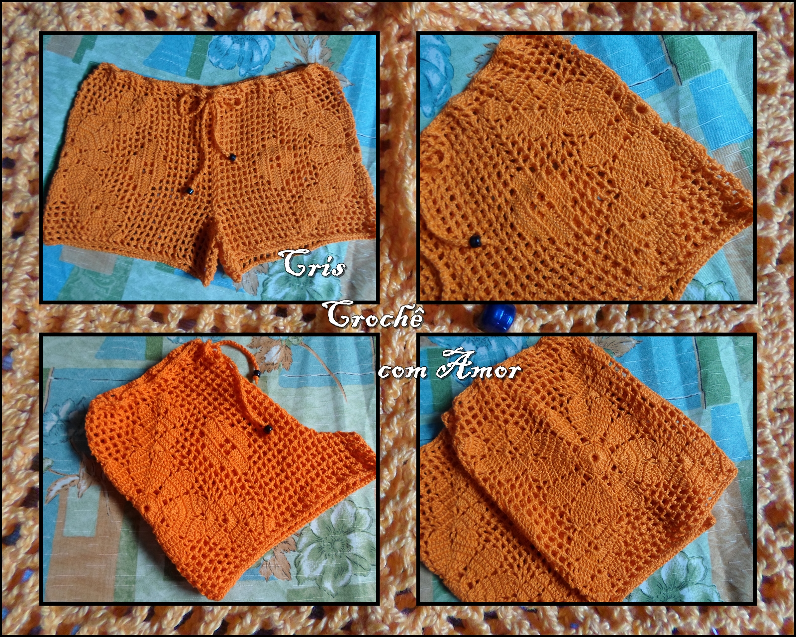 Receita de short de crochê