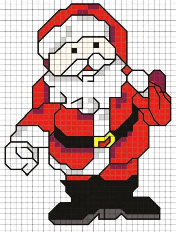 Gráficos de ponto cruz de Natal para panos de prato